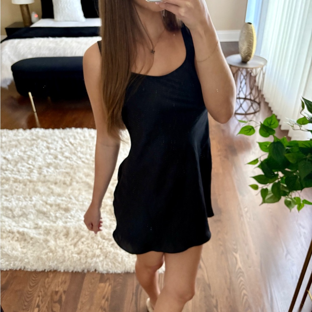 Black Mini Sleeveless Dress by Wilfred
